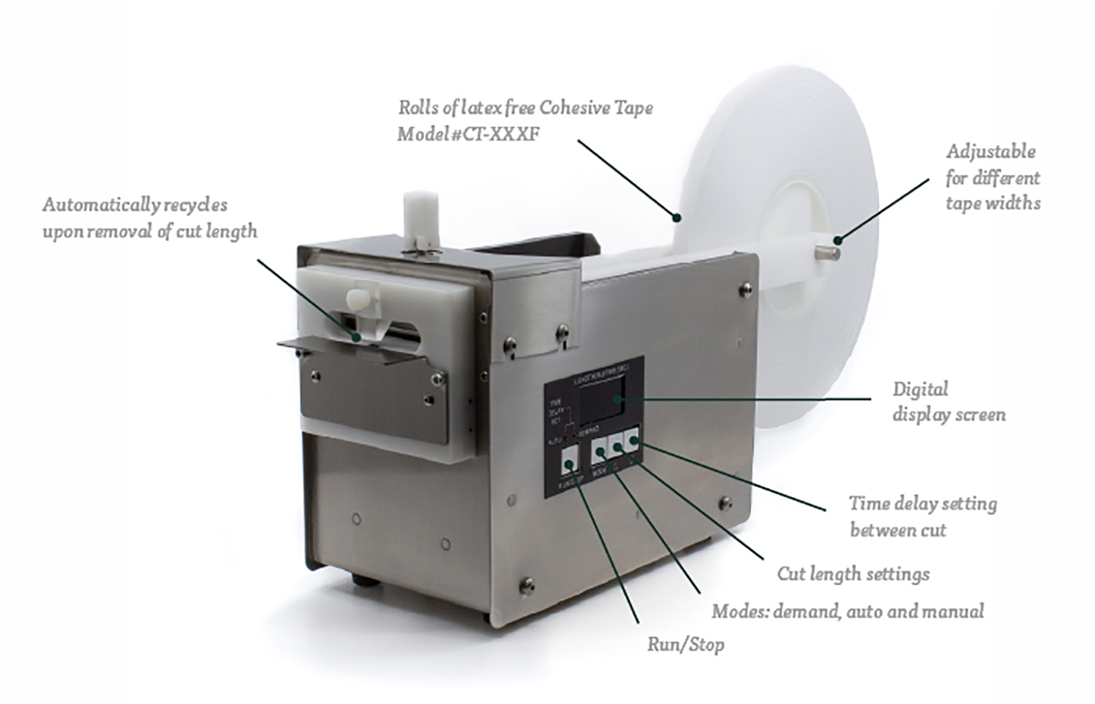 Tape dispenser: efficient and easy in industrial processes